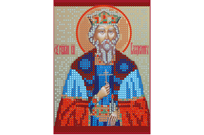 Схема для вышивки бисером POINT ART Св. Владимир, размер 10х14 см, арт. 1106 Схема для вышивки бисером POINT ART Св. Владимир, размер 10х14 см, арт. 1106