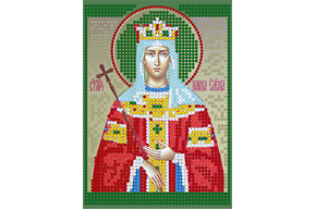 Схема для вышивки бисером POINT ART Св. Елена, размер 10х14 см, арт. 1111 Схема для вышивки бисером POINT ART Св. Елена, размер 10х14 см, арт. 1111