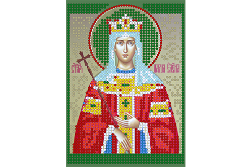 Схема для вишивання бісером POINT ART Св. Олена, розмір 10х14 см, арт. 1111