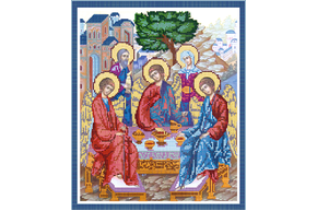Схема для вышивки бисером POINT ART "Святая Троица", размер 30х36 см, арт. 1594