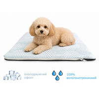 Охлаждающий водонепроницаемый коврик-матрас для собак AquaStop for Pets Premium размер 60х90 см