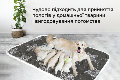 Багаторазова пелюшка для собак AquaStop арт. 7, розмір 40х60 см